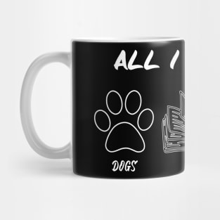 Dogs Books And Coffee Mug